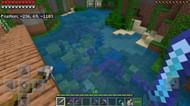 Shown: A self made mini Warm Ocean biome, which is now easier to create! (Image via u/ccm695 on Reddit)